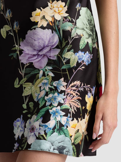 Alice + Olivia Harmony Cowl Back Mini Slip Dress