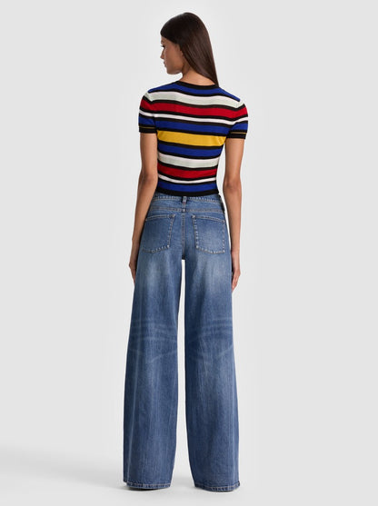 Alice + Olivia Ciara Pullover in Multi