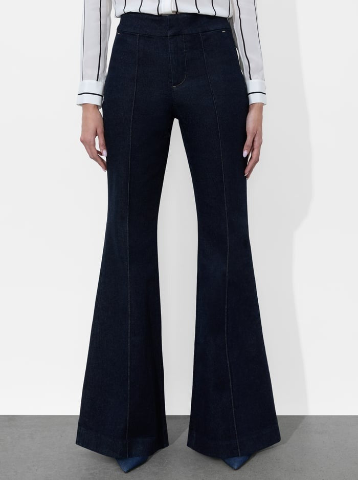 Alice + Olivia The Trouser Jean in Dark Rinse