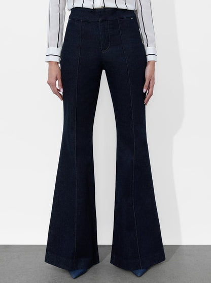 Alice + Olivia The Trouser Jean in Dark Rinse