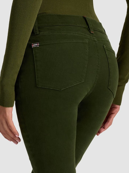 Alice + Olivia Roseline Jean in Dark Olive