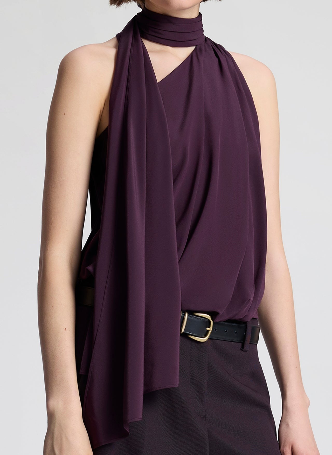 A.L.C. Celeste Top in Deep Plum