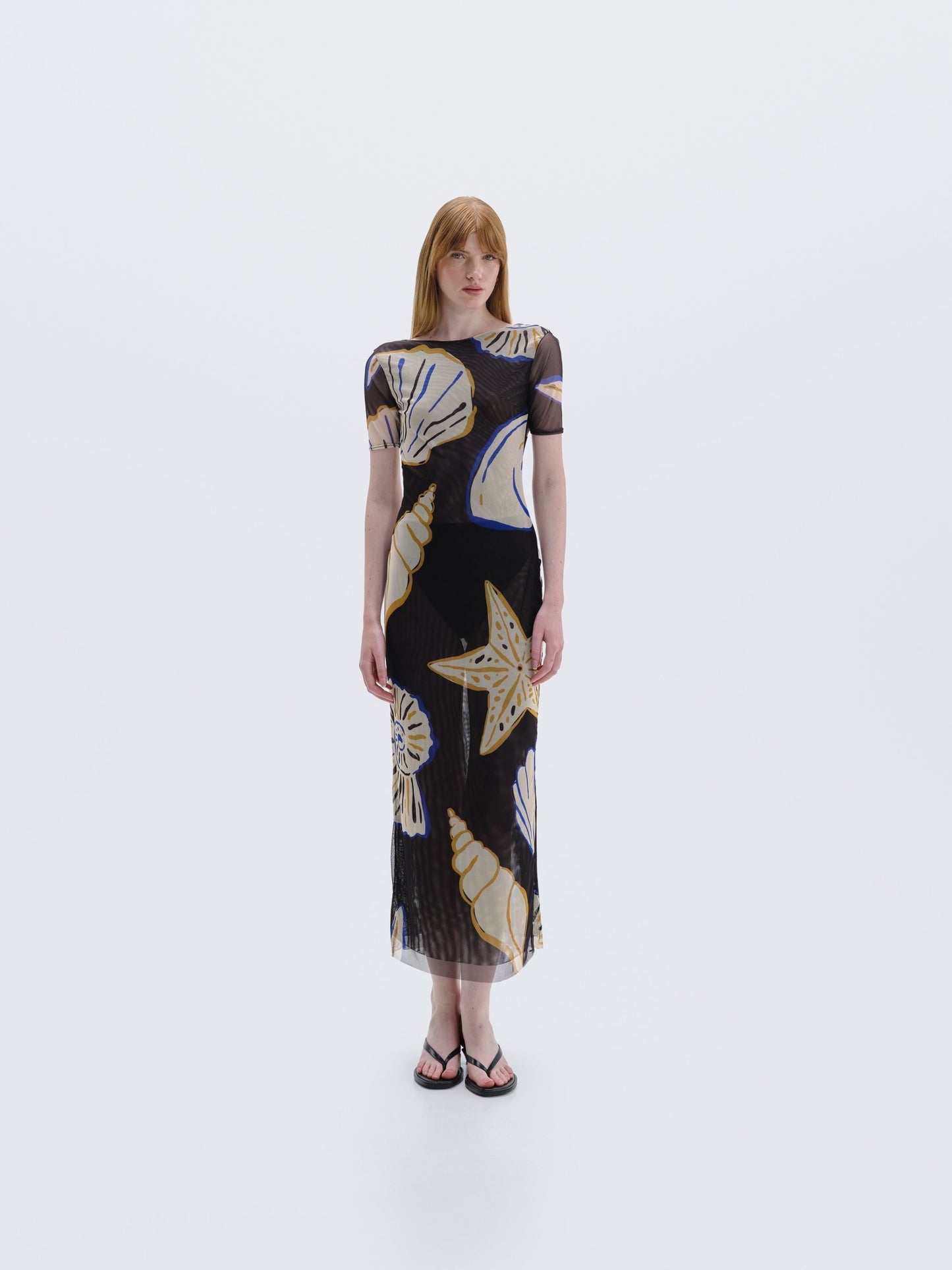 Cala de la Cruz Ava Dress in Calico Multi