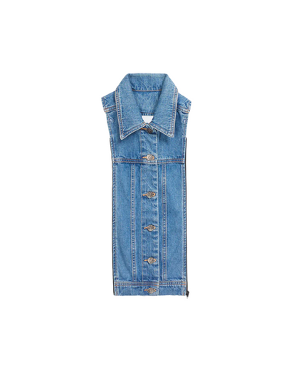 Veronica Beard Slate Dickey Denim Blue
