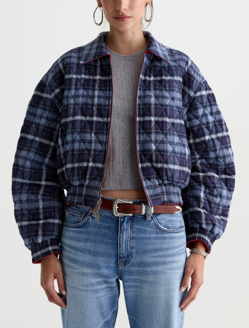 AG Janice Bomber Reversible Jacket in Jazz Club