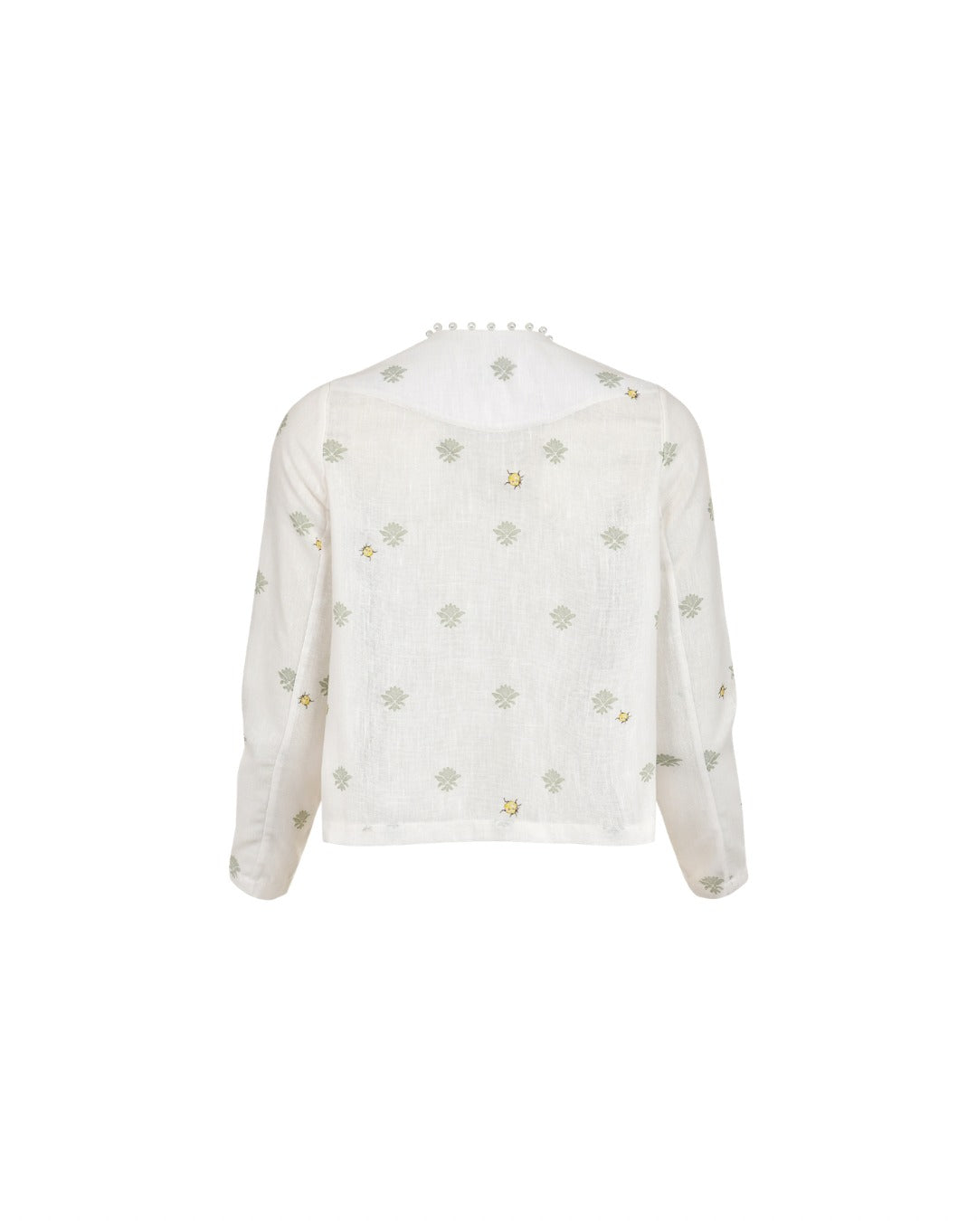 Pamela Stevenson Elise Blouse With Bow in Ivory