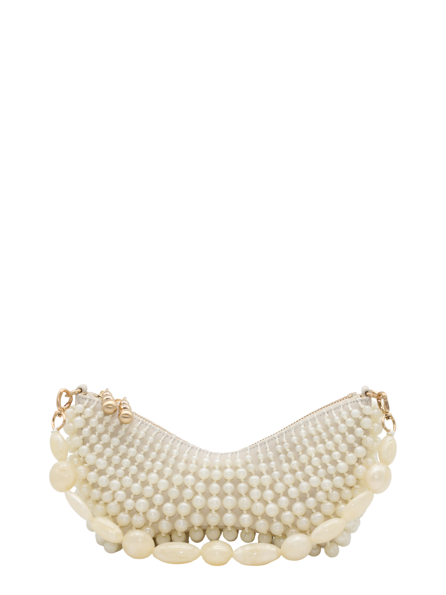 Cult Gaia Mercier Clutch in Ivory