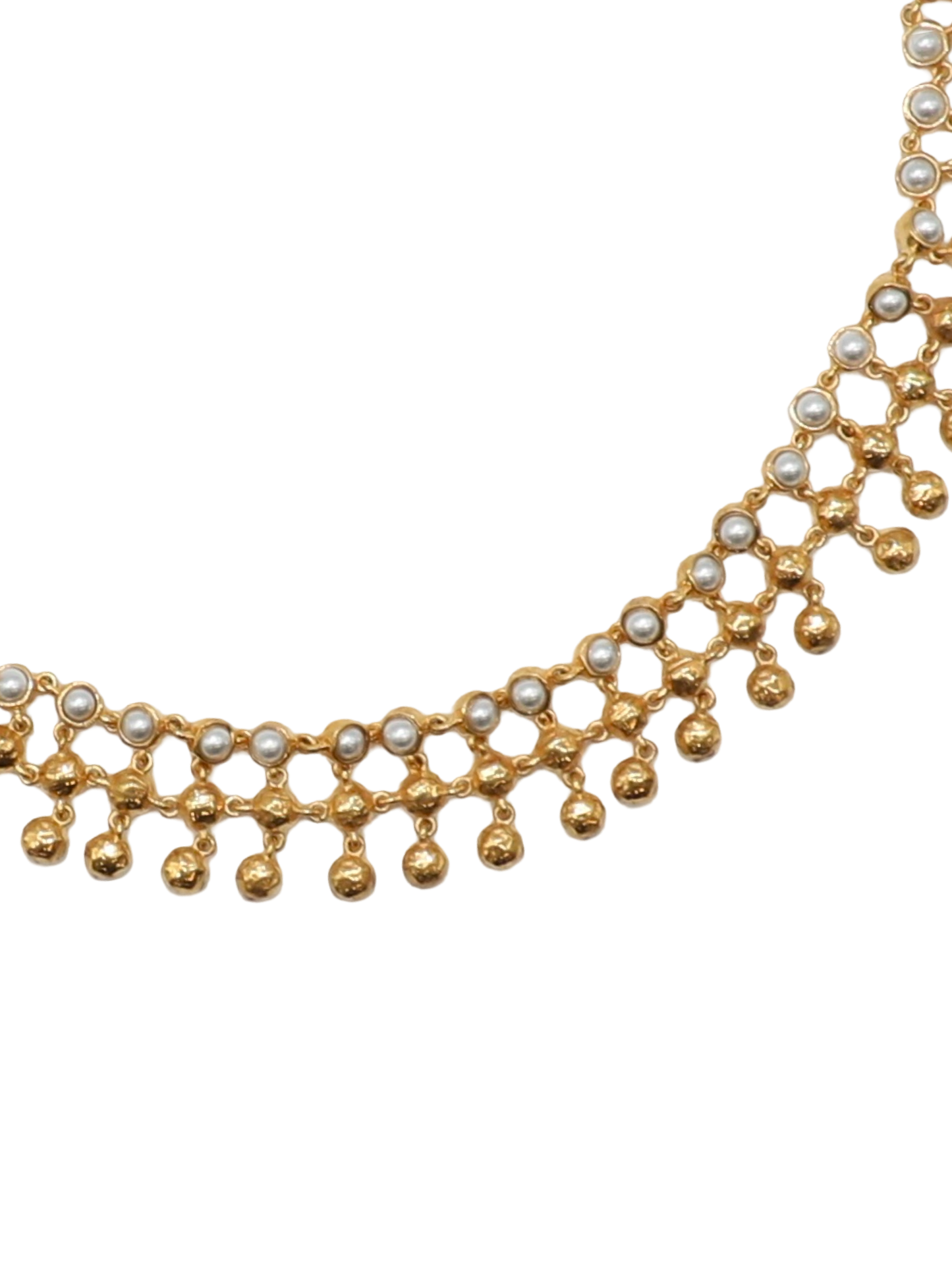 Joanna Constantine Mini Orbs Choker Necklace With Pearls
