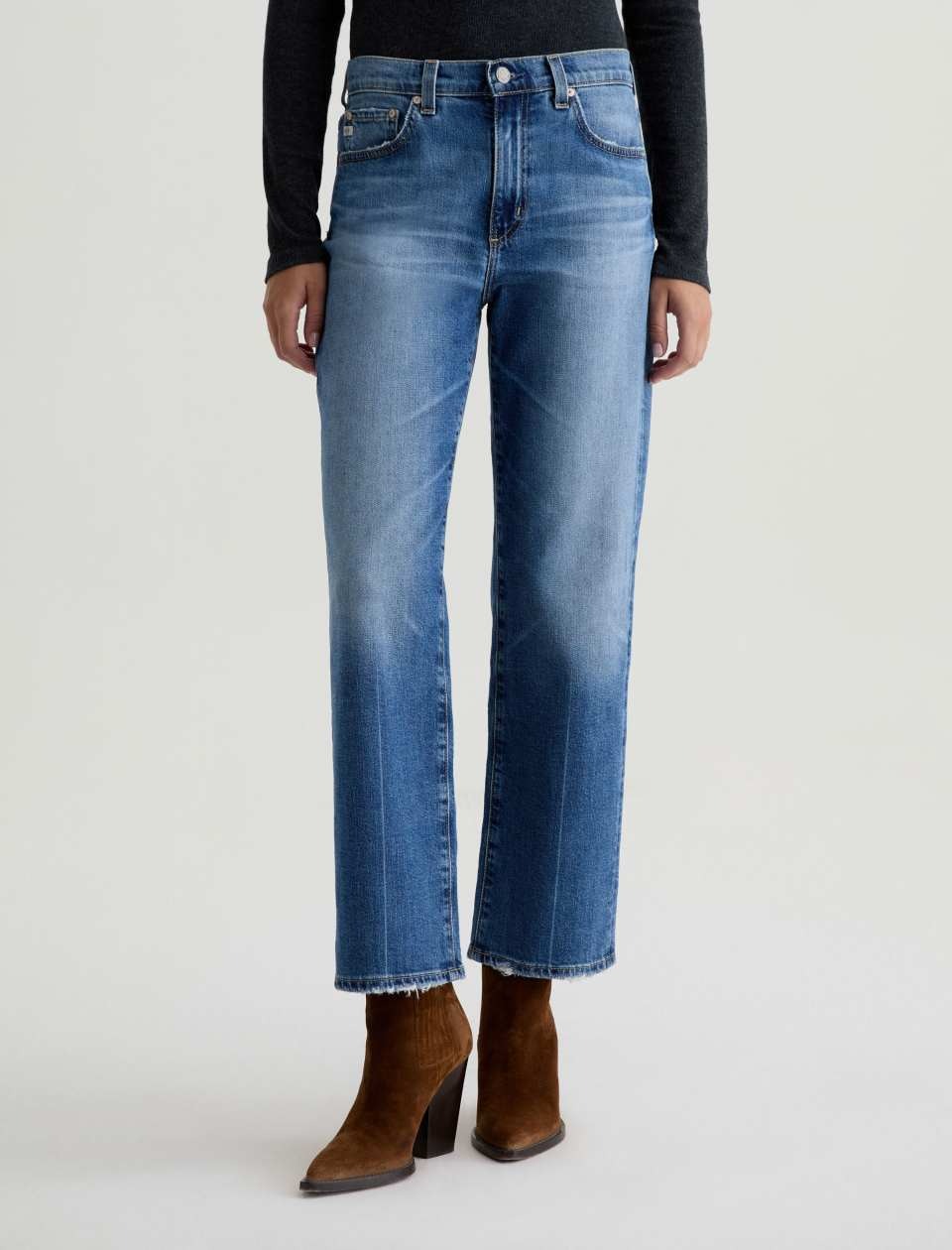 AG Jeans Brinley Crop Jeans in 17 Years Mystery