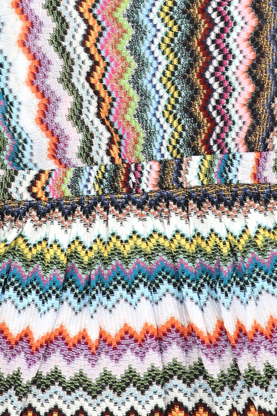 Missoni Short Jumpsuit in Multicolor With Dark Base