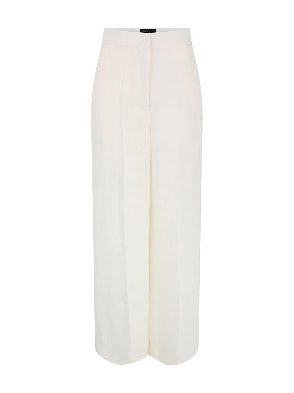 Fabiana Filippi Linen and Viscose Trousers in Bianco