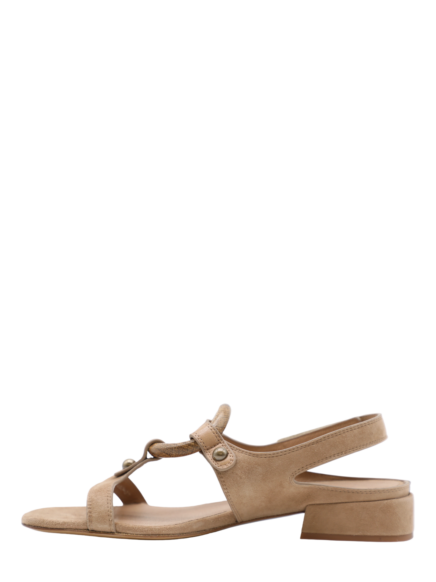 Pedro Garcia Elba in Beige Plush Suede-Oak