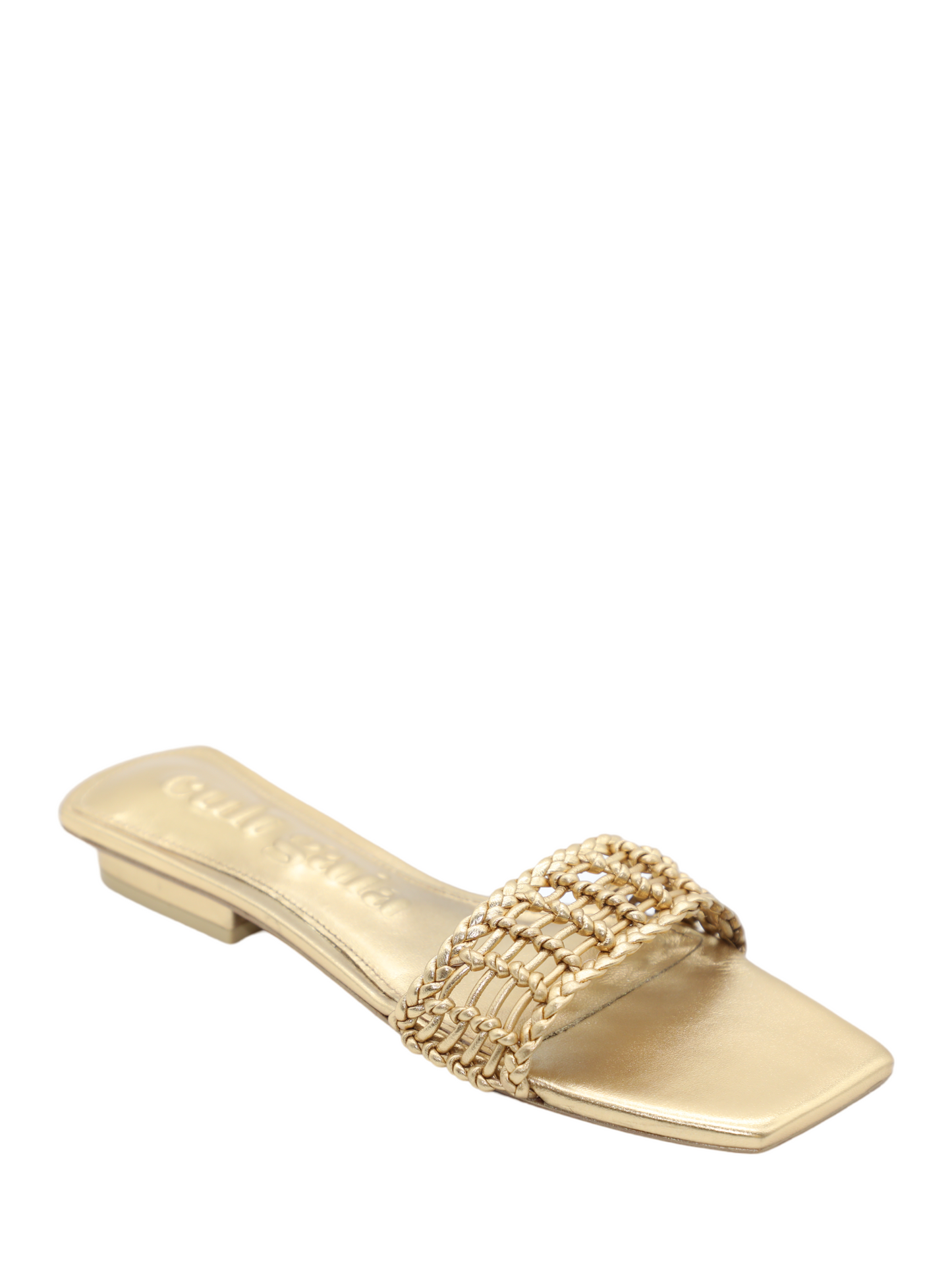 Cult Gaia Maya Sandal in Brass