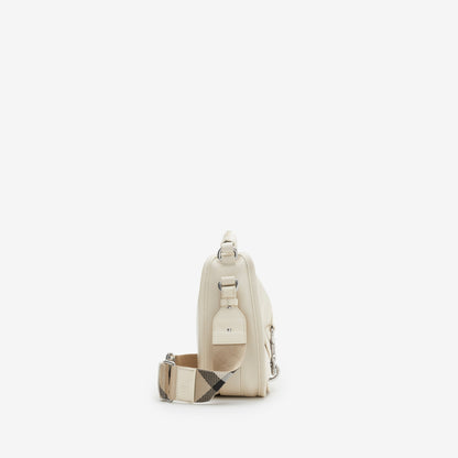 Burberry Small B Clip Messenger Bag in Soap