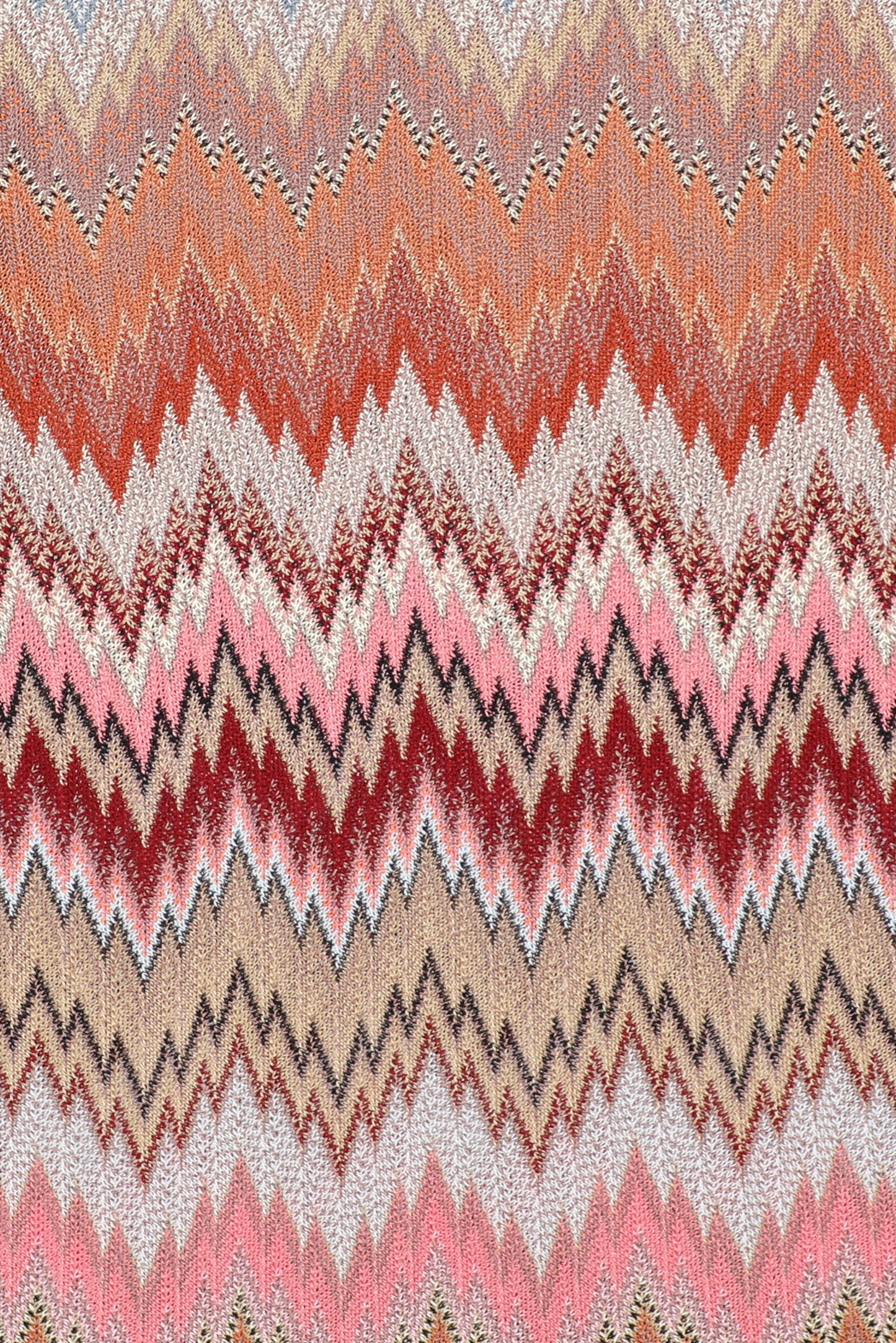 Missoni Tank Top in Pink and Rust Tones