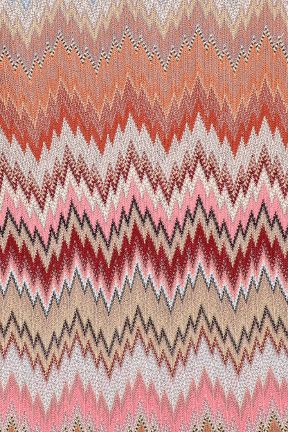 Missoni Tank Top in Pink and Rust Tones