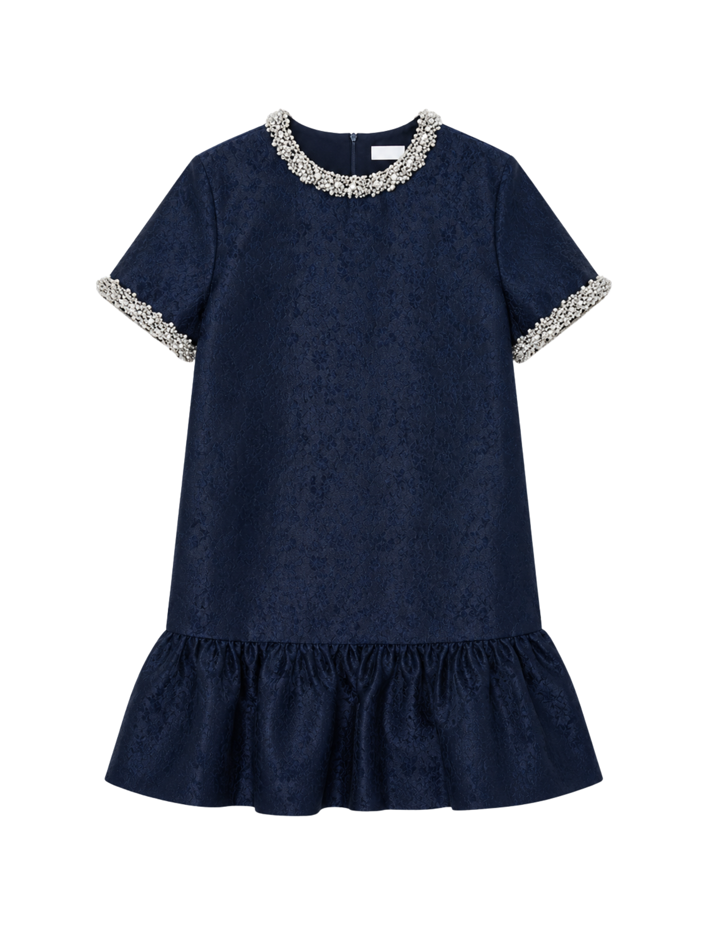 Simkhai Alison Short Sleeve Mini Dress in Midnight