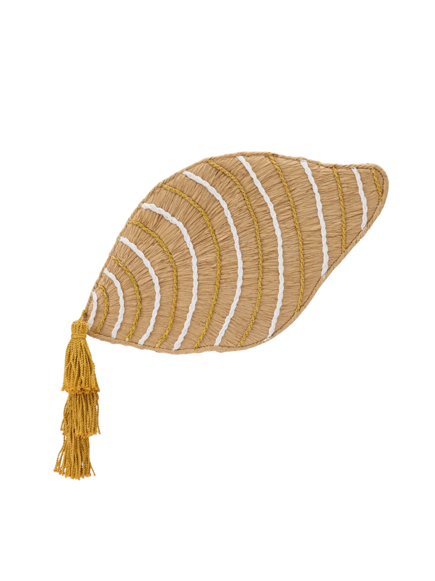 Simon Miller Tulip Shell Clutch in Gold/Natural