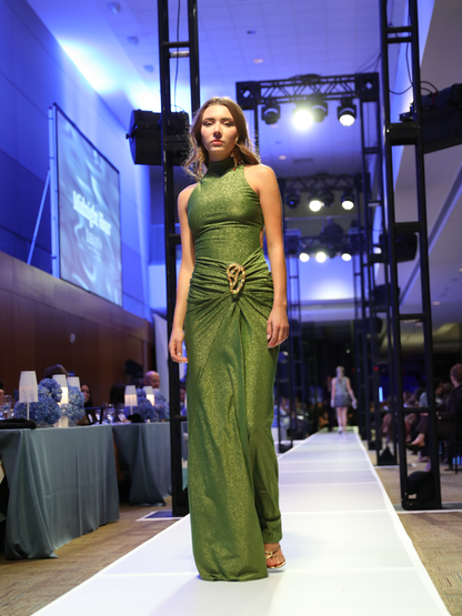 Silvia Tcherassi Frances Dress in Green