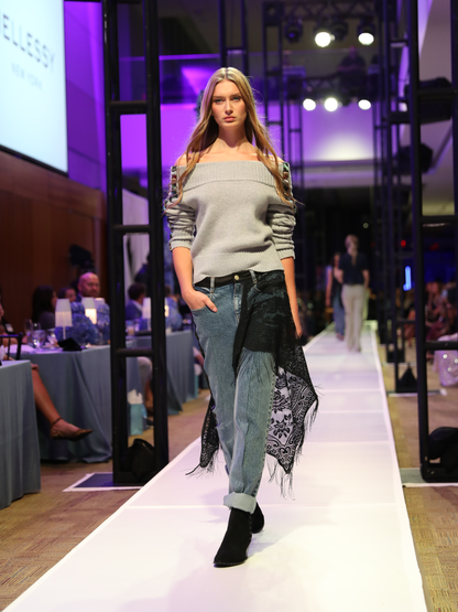 Hellessy Eram Jean in Dark Stone Wash/Black