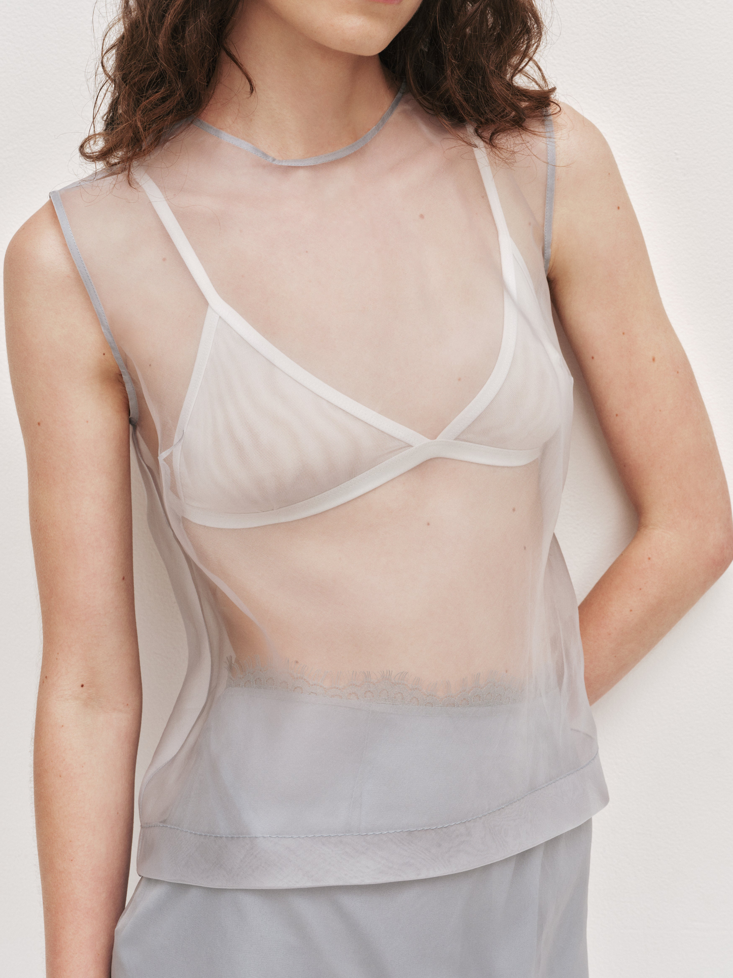 Aje Mirella Tank in Duck Egg