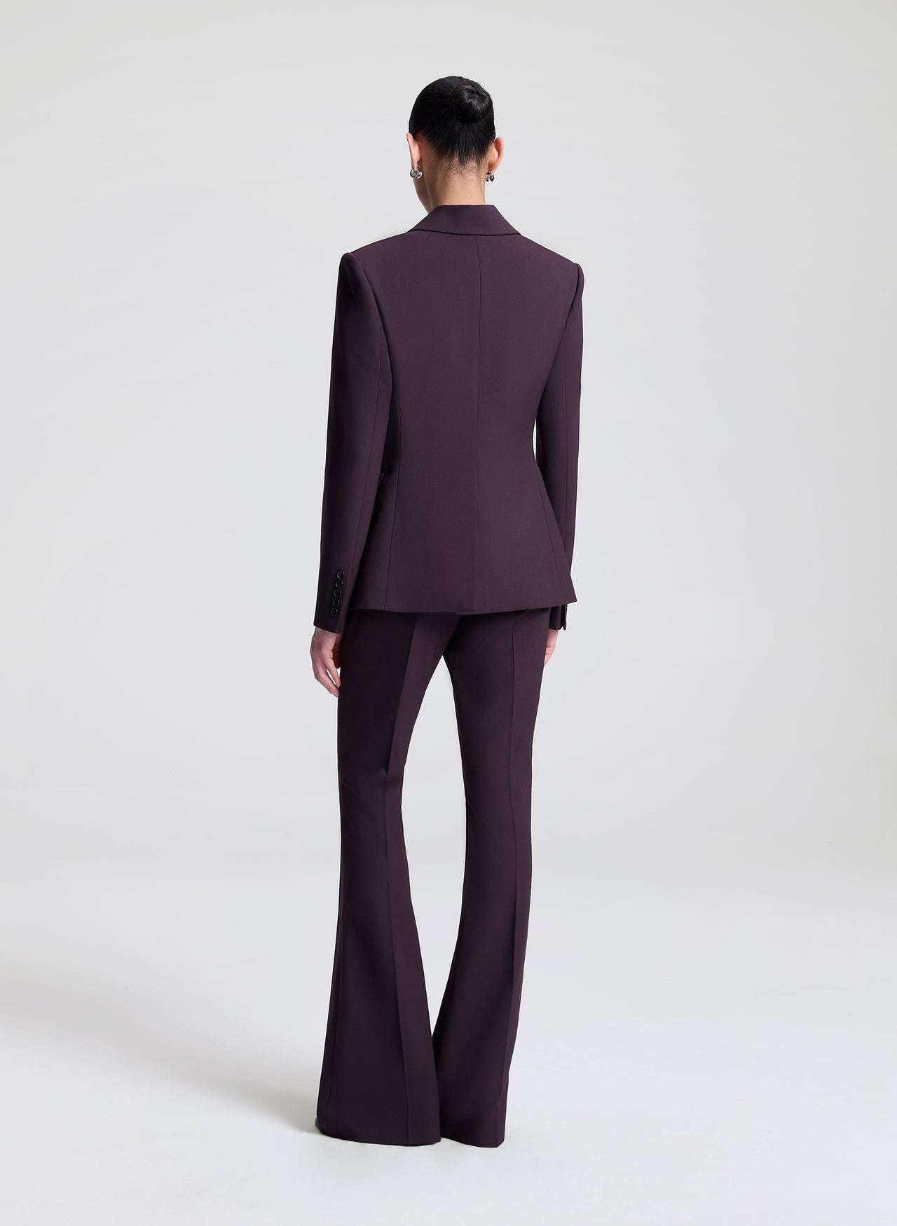 A.L.C. Elza Tailored Jacket in Deep Plum