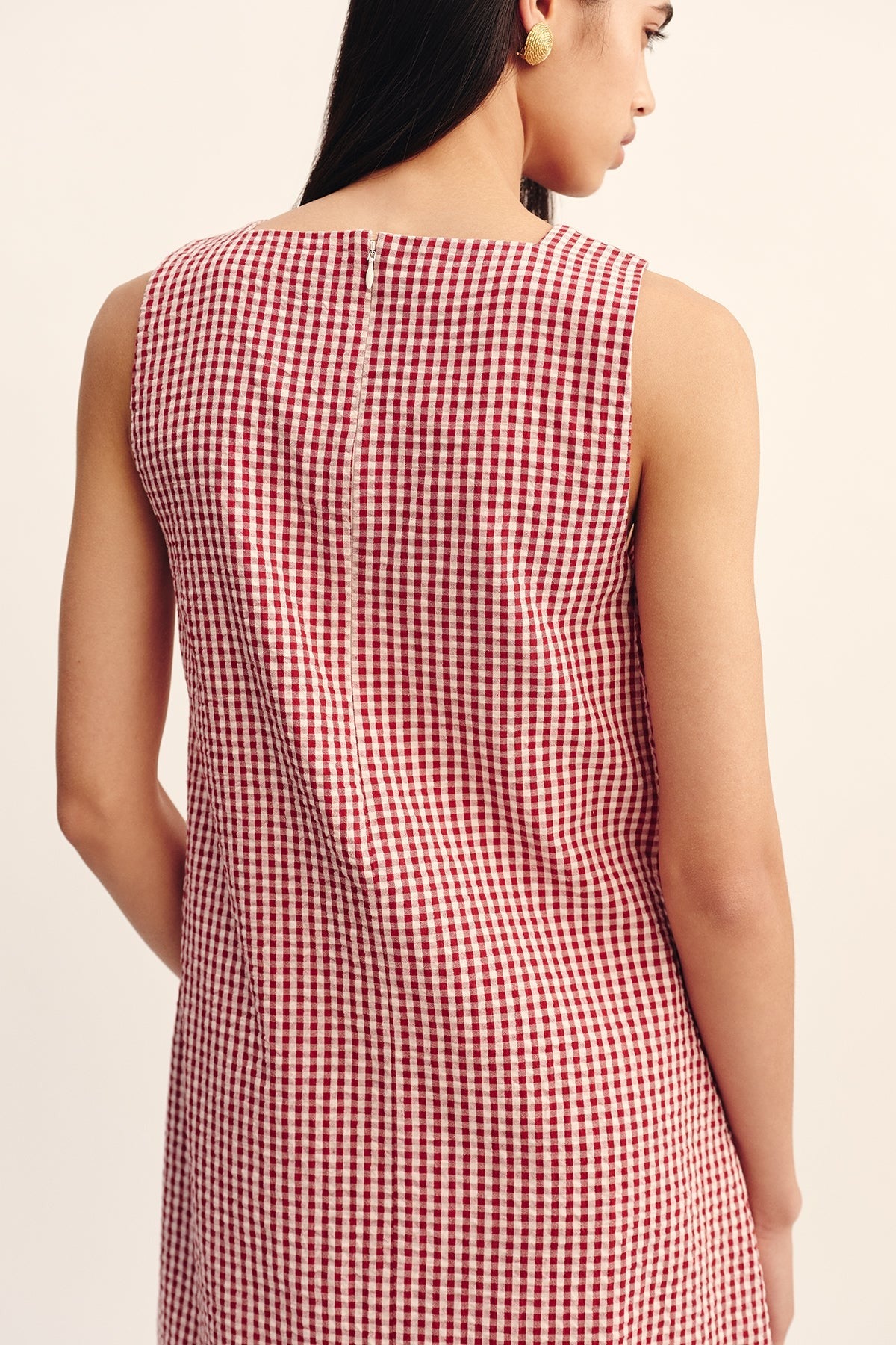 Posse Emma Shift Mini Dress in Red Gingham – Leigh's of Breton Village