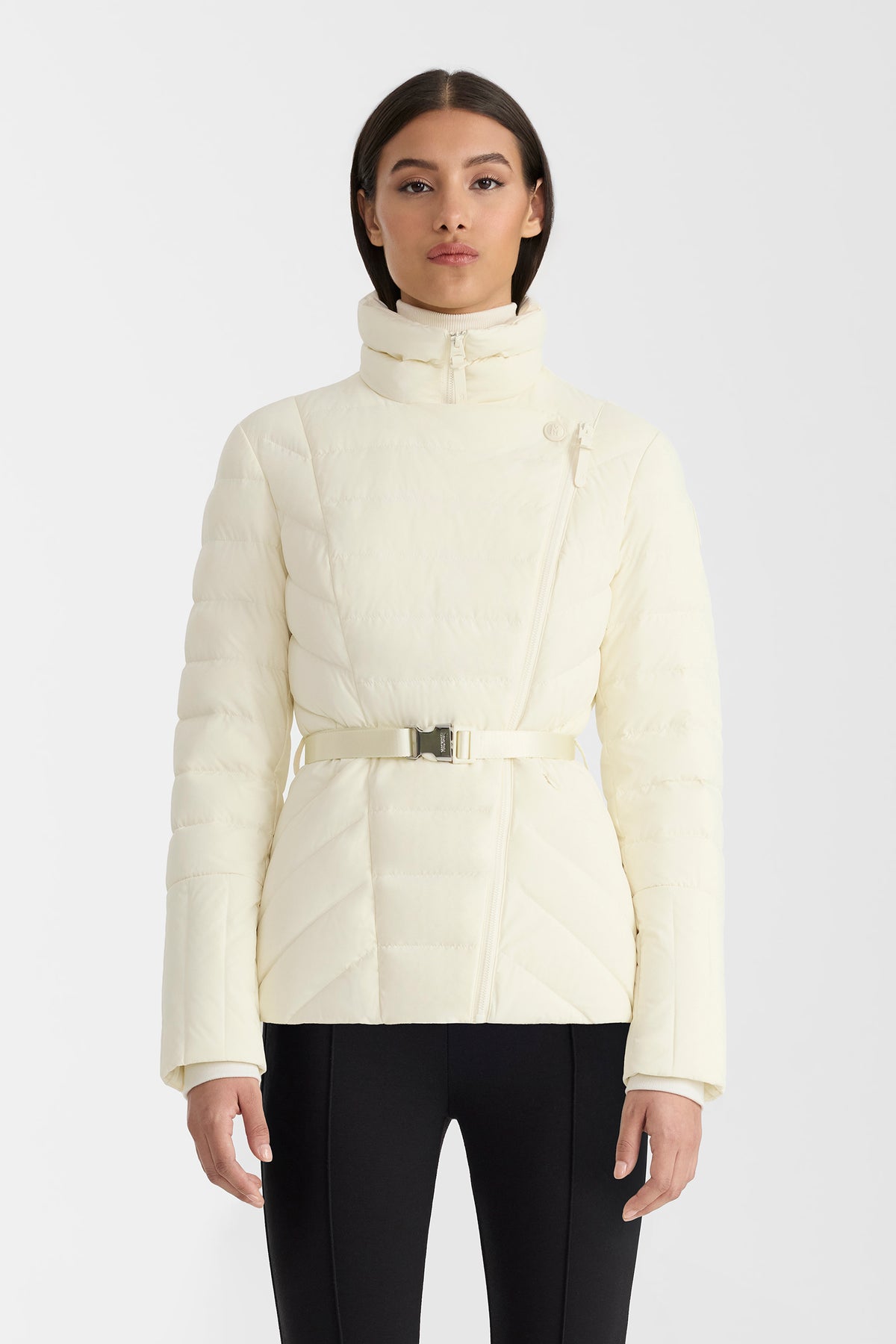 Mackage Eshe Lightweight Down Jacket in Cream