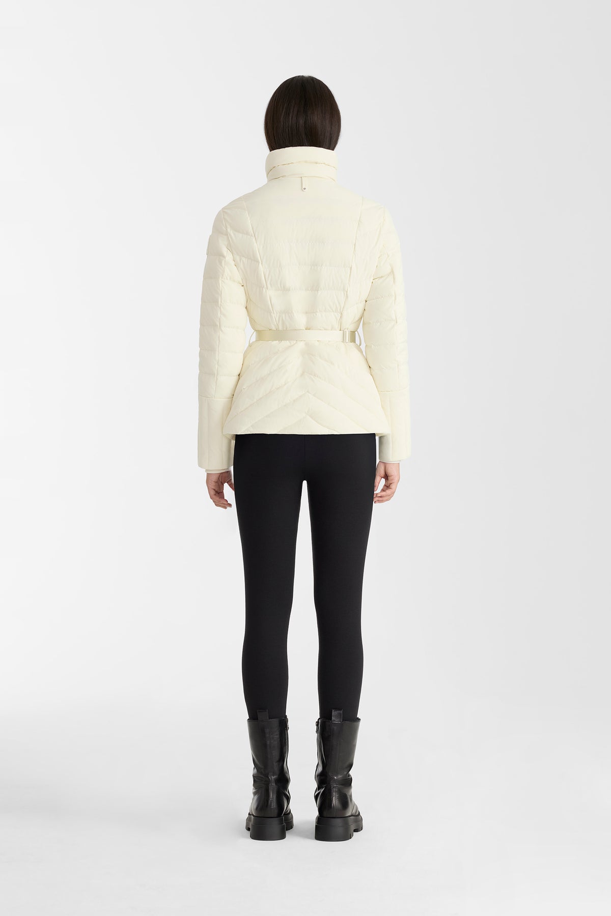 Mackage Eshe Lightweight Down Jacket in Cream