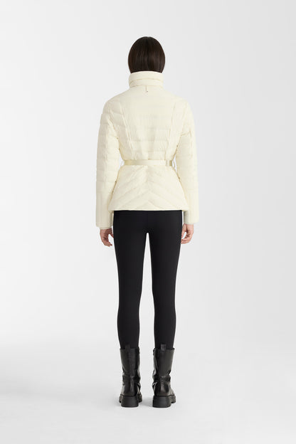 Mackage Eshe Lightweight Down Jacket in Cream