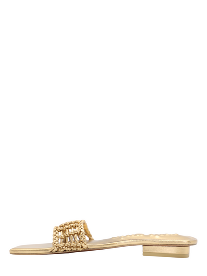 Cult Gaia Maya Sandal in Brass