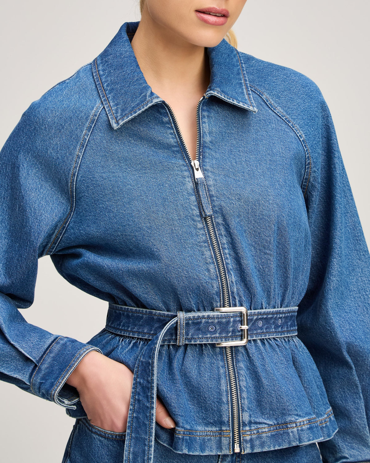 Cinq à Sept Briar Jacket in Salt Breeze