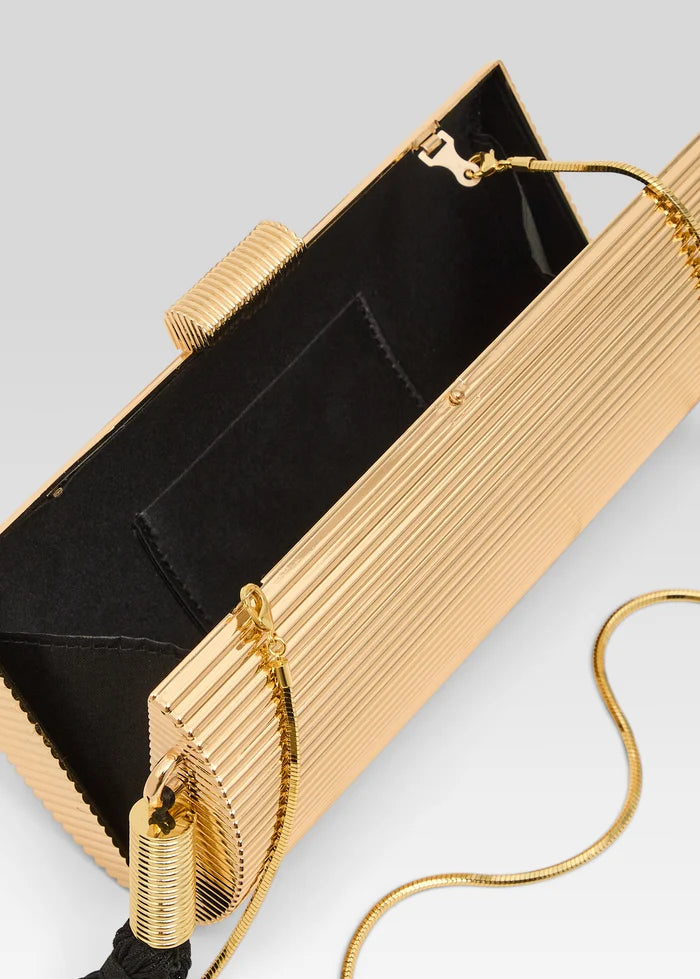 Retrofête Amber Clutch in Gold
