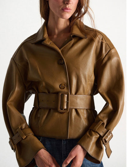 Dorothee Schumacher Sleek Statement Jacket in Saffron