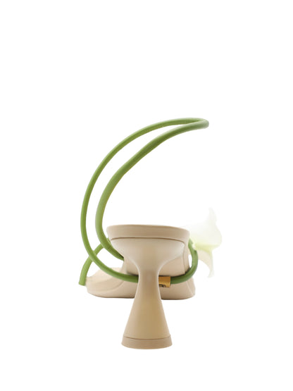 Cult Gaia Ria Sandal in White Multi