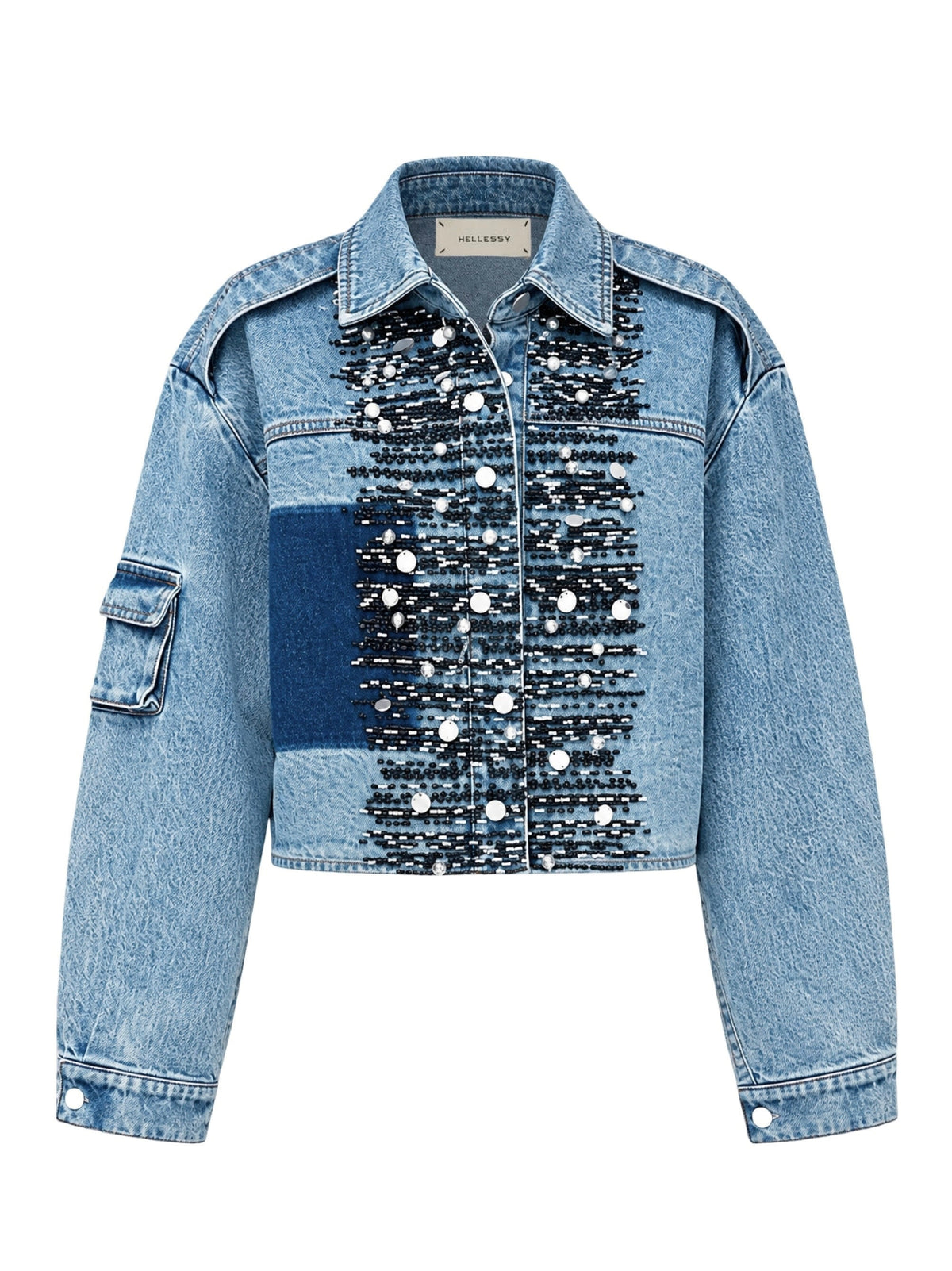 Hellessy Trey Jacket in Medium Wash