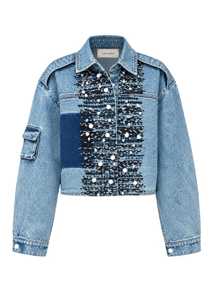 Hellessy Trey Jacket in Medium Wash