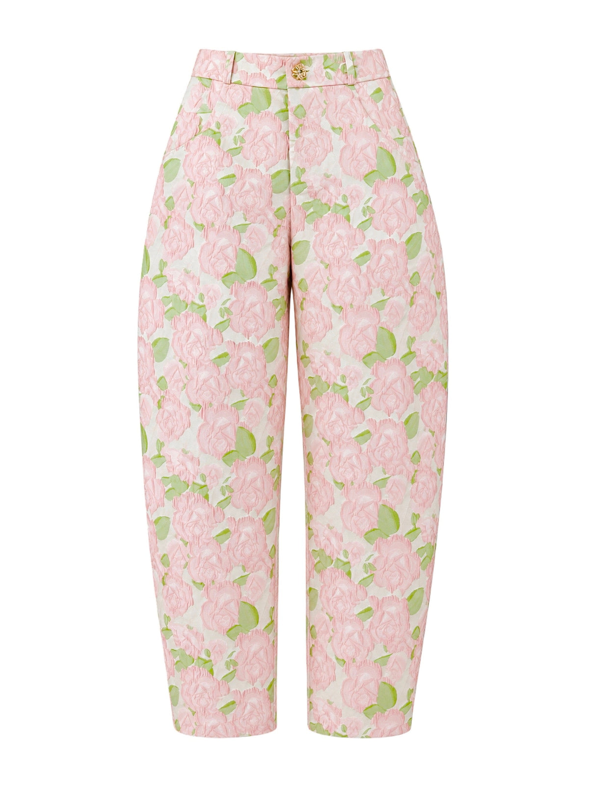 PatBO Garden Jacquard Pants in Pink