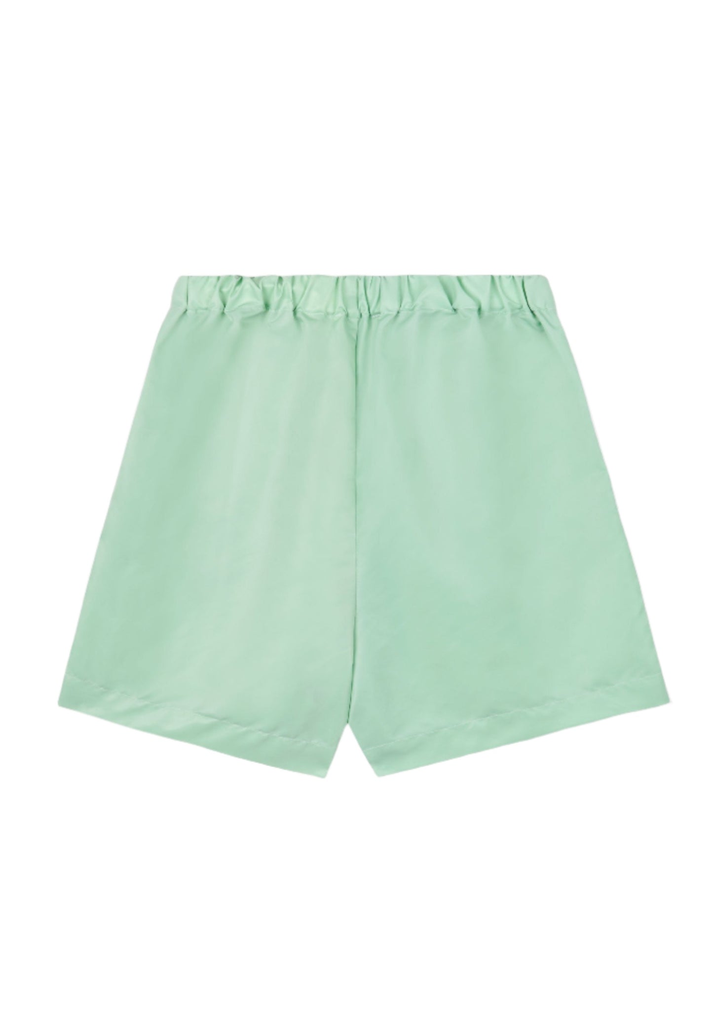 Sporty & Rich Good Health Nylon Shorts in Thyme 218