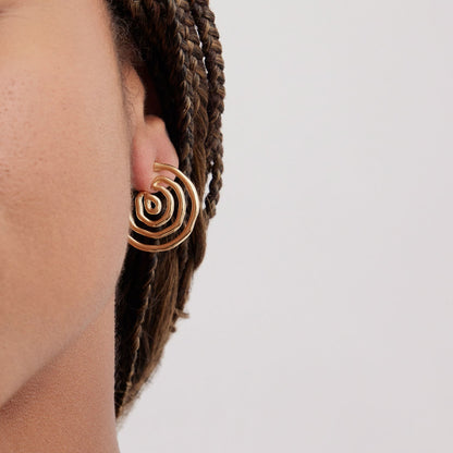 Mignonne Gavigan Varick Hoops in Gold