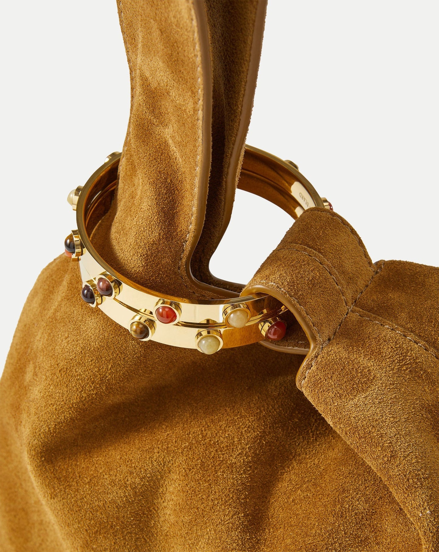 Veronica Beard Suede Veronica Beard Swing Bag in Acorn