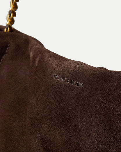 Veronica Beard Large Fringe Veronica Beard Slouch Bag in Espresso