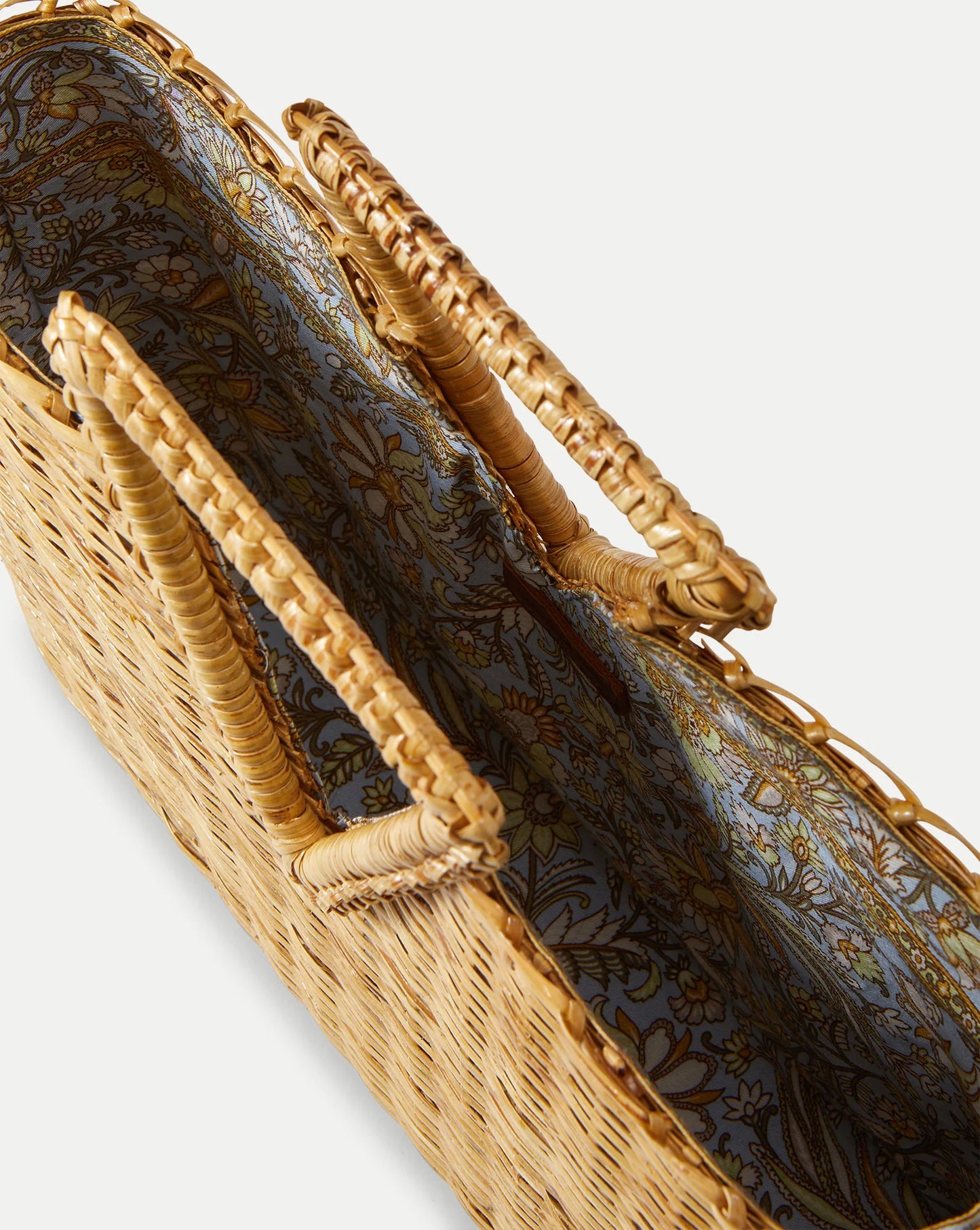Veronica Beard Vesper Tote Bag in Natural Wicker