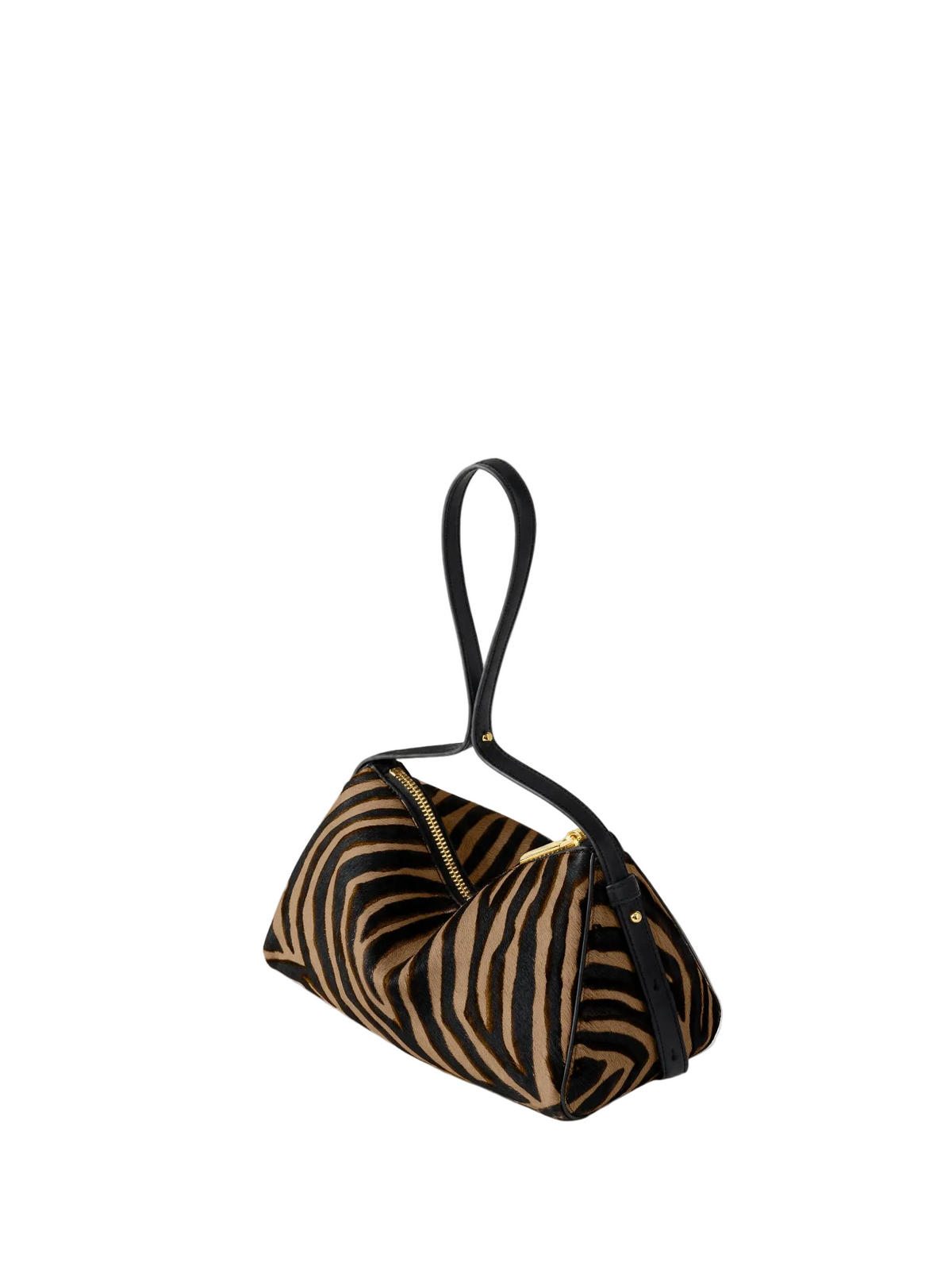 Veronica Beard Calf Hair Prism Bag in Tan Multi