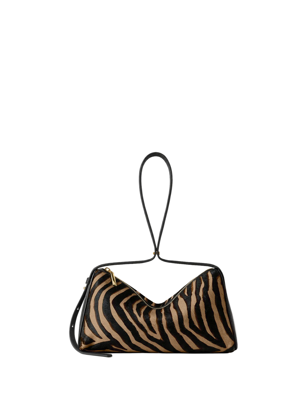 Veronica Beard Calf Hair Prism Bag in Tan Multi
