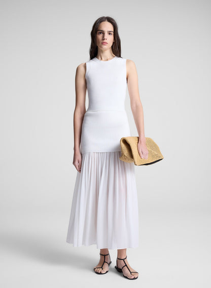 A.L.C. Hayden Skirt in Pearl
