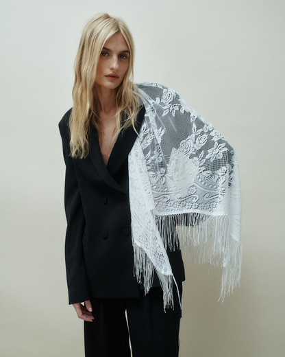 Hellessy Bryce Blazer in Black/White