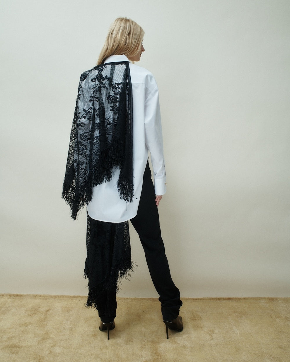 Hellessy Lowel Shirt in White/Black White