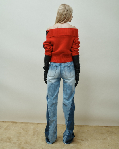 Hellessy Nolt Sweater in Rouge