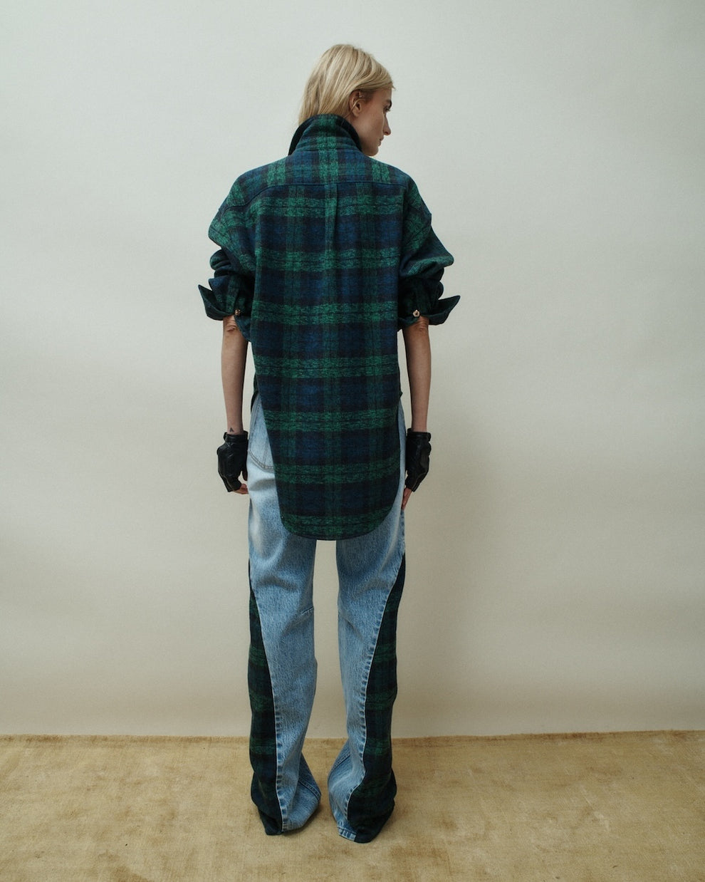 Hellessy Taytum Jean in Green Medium Wash